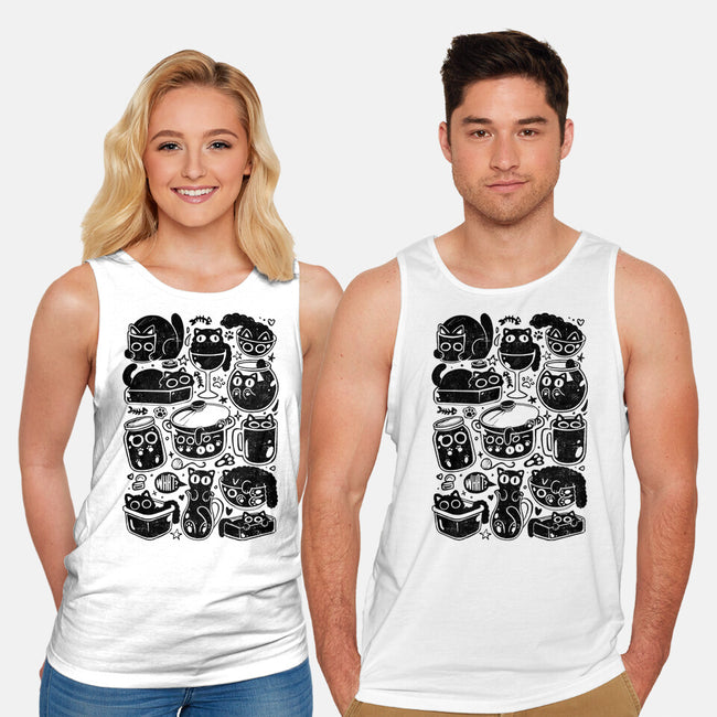 Kitchen Kittens-Unisex-Basic-Tank-eduely
