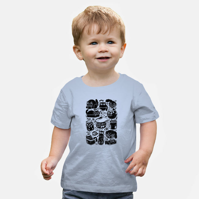Kitchen Kittens-Baby-Basic-Tee-eduely