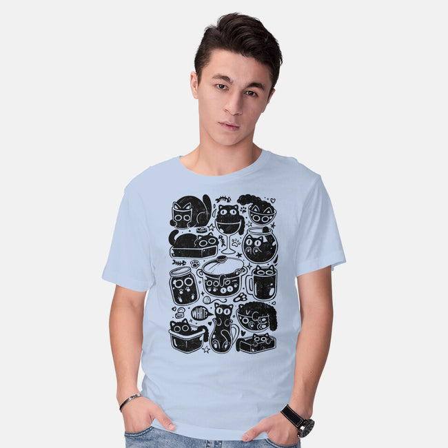 Kitchen Kittens-Mens-Basic-Tee-eduely