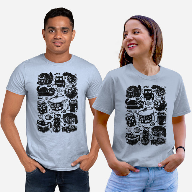 Kitchen Kittens-Unisex-Basic-Tee-eduely