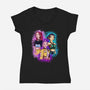 Hunt Or Concert-Womens-V-Neck-Tee-nickzzarto