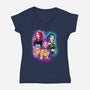 Hunt Or Concert-Womens-V-Neck-Tee-nickzzarto