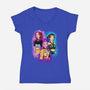 Hunt Or Concert-Womens-V-Neck-Tee-nickzzarto