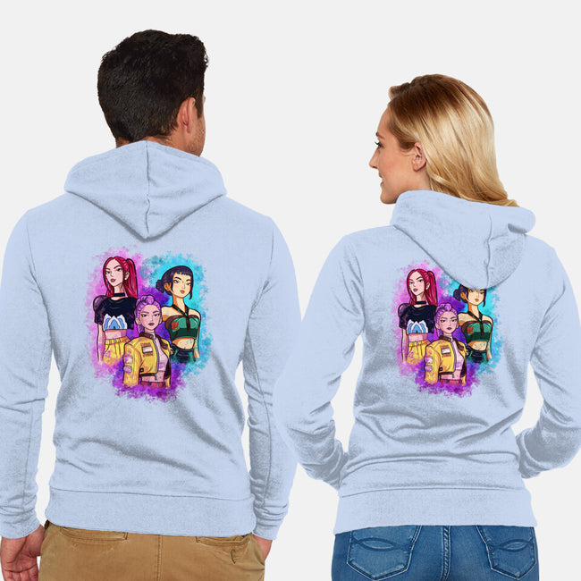 Hunt Or Concert-Unisex-Zip-Up-Sweatshirt-nickzzarto