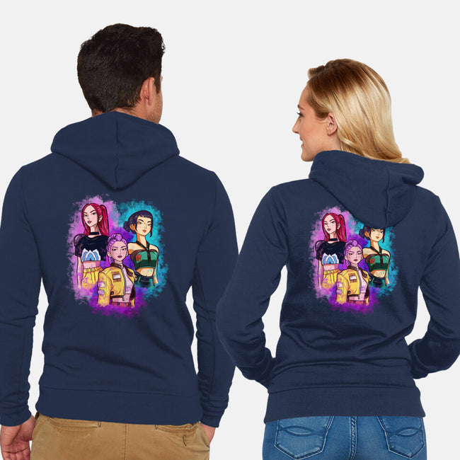 Hunt Or Concert-Unisex-Zip-Up-Sweatshirt-nickzzarto