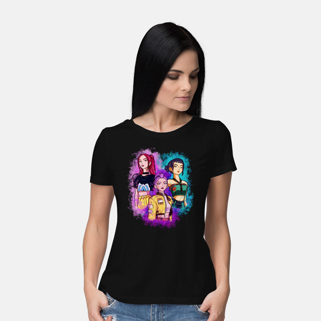 Hunt Or Concert-Womens-Basic-Tee-nickzzarto