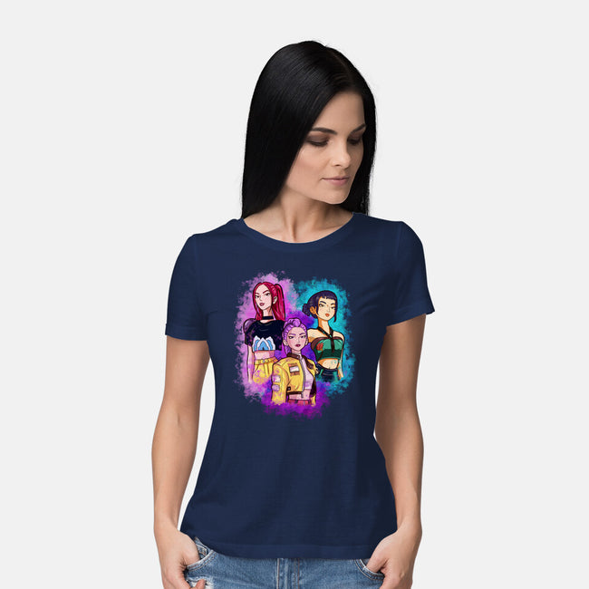 Hunt Or Concert-Womens-Basic-Tee-nickzzarto