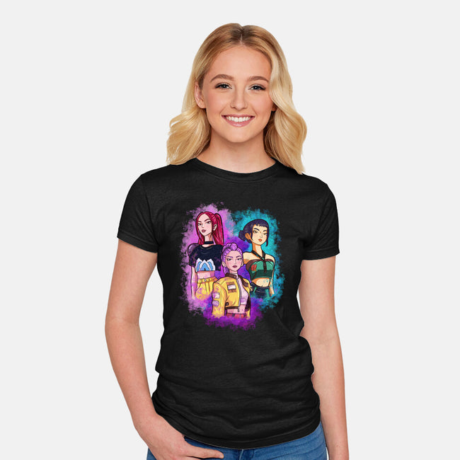 Hunt Or Concert-Womens-Fitted-Tee-nickzzarto