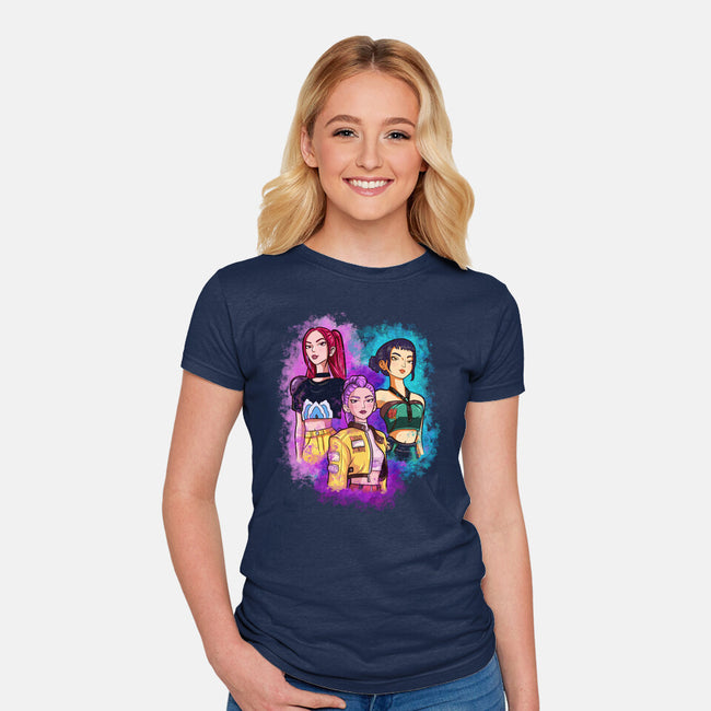 Hunt Or Concert-Womens-Fitted-Tee-nickzzarto