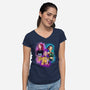 Hunt Or Concert-Womens-V-Neck-Tee-nickzzarto