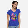 Hunt Or Concert-Womens-V-Neck-Tee-nickzzarto