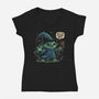 The Cold Shall Not Pass-Womens-V-Neck-Tee-Popnotic