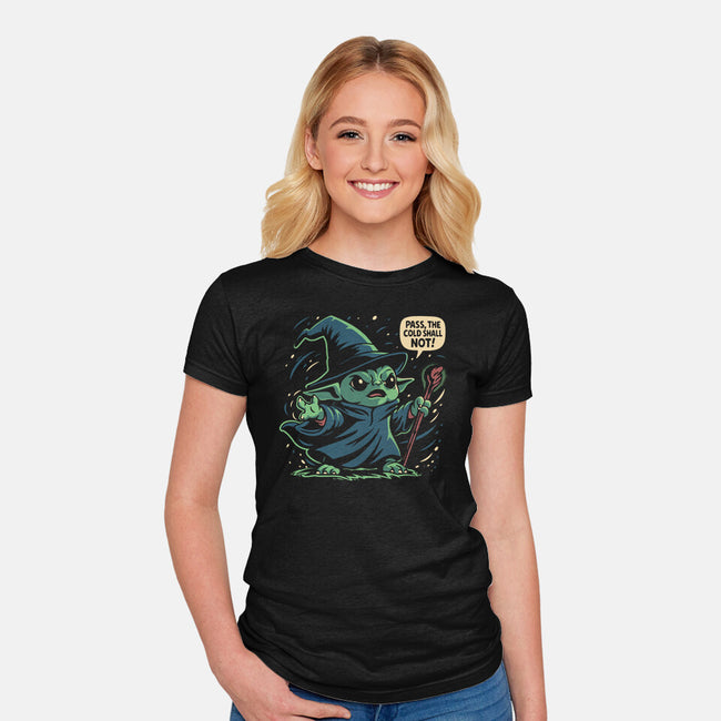 The Cold Shall Not Pass-Womens-Fitted-Tee-Popnotic