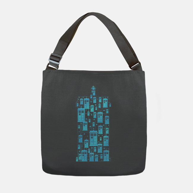 Tardis Time Machine-None-Adjustable Tote-Bag-sachpica