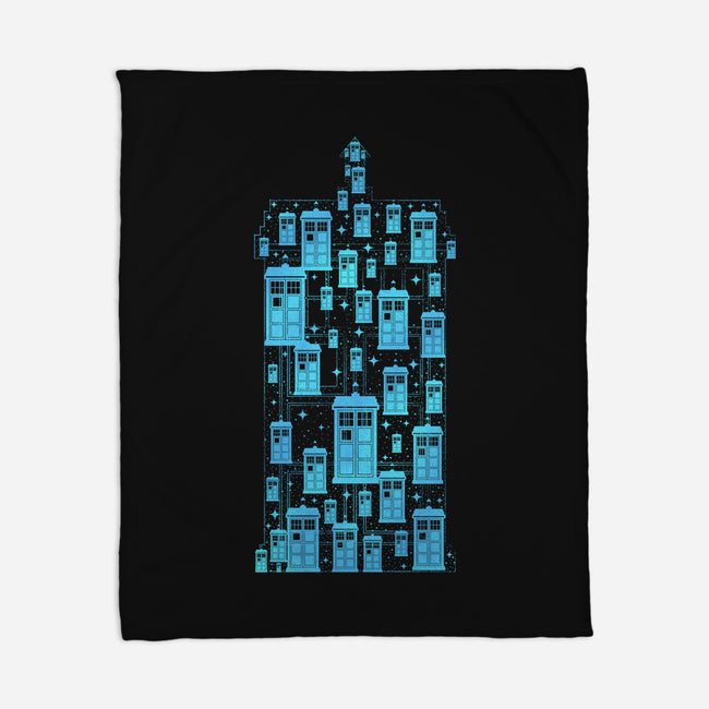 Tardis Time Machine-None-Fleece-Blanket-sachpica
