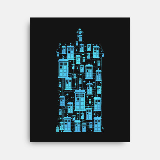 Tardis Time Machine-None-Stretched-Canvas-sachpica