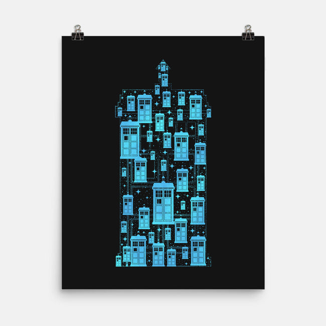 Tardis Time Machine-None-Matte-Poster-sachpica