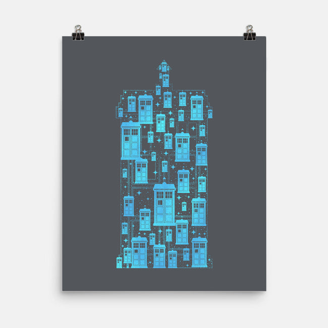 Tardis Time Machine-None-Matte-Poster-sachpica