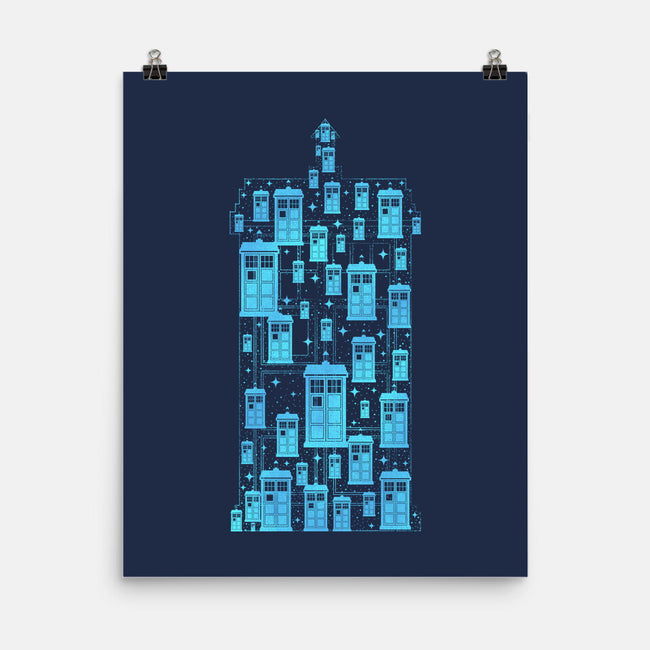 Tardis Time Machine-None-Matte-Poster-sachpica