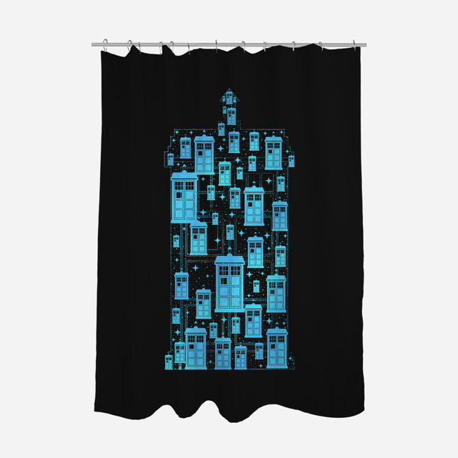 Tardis Time Machine-None-Polyester-Shower Curtain-sachpica