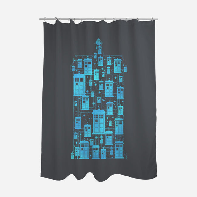 Tardis Time Machine-None-Polyester-Shower Curtain-sachpica