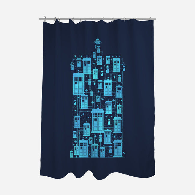 Tardis Time Machine-None-Polyester-Shower Curtain-sachpica