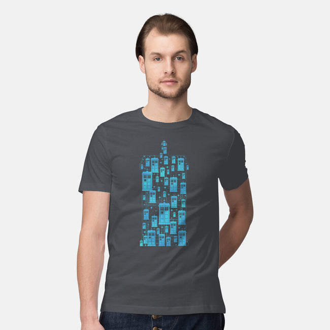Tardis Time Machine-Mens-Premium-Tee-sachpica