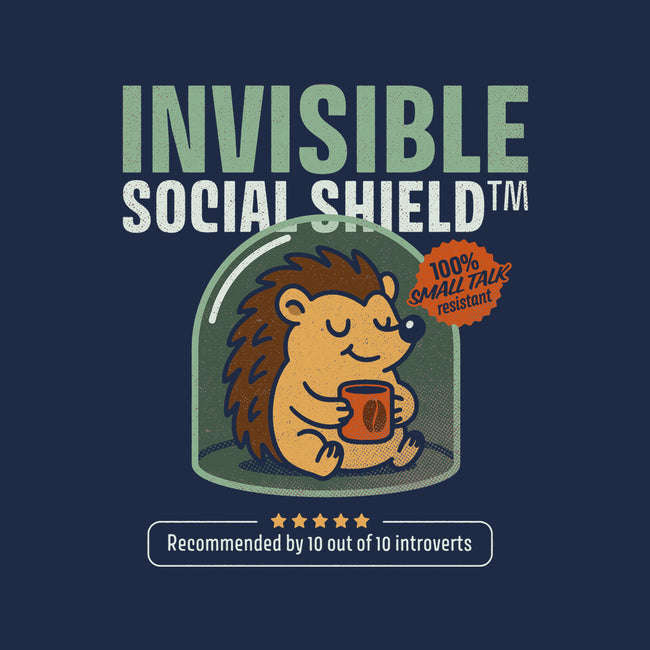 Invisible Social Shield-Womens-V-Neck-Tee-Popnotic