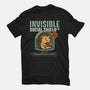 Invisible Social Shield-Womens-Fitted-Tee-Popnotic