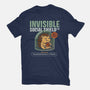 Invisible Social Shield-Womens-Fitted-Tee-Popnotic
