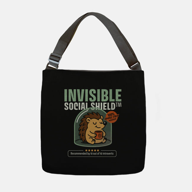 Invisible Social Shield-None-Adjustable Tote-Bag-Popnotic