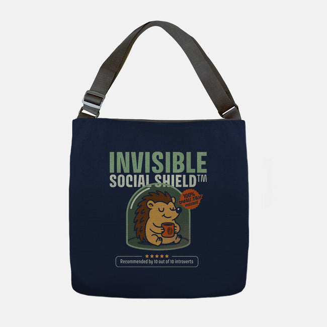 Invisible Social Shield-None-Adjustable Tote-Bag-Popnotic