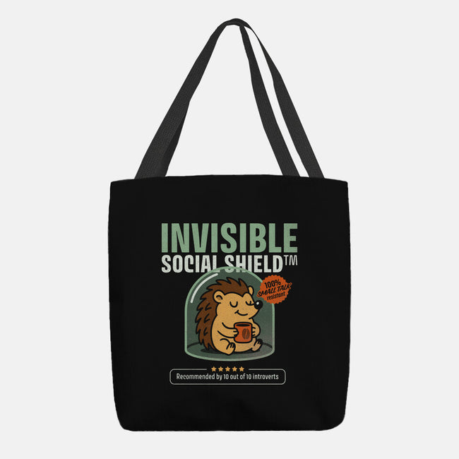 Invisible Social Shield-None-Basic Tote-Bag-Popnotic