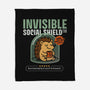 Invisible Social Shield-None-Fleece-Blanket-Popnotic