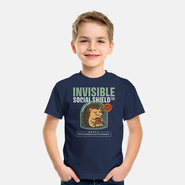 Invisible Social Shield-Youth-Basic-Tee-Popnotic