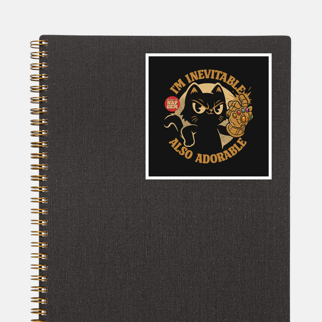 I'm Inevitable-None-Glossy-Sticker-Popnotic