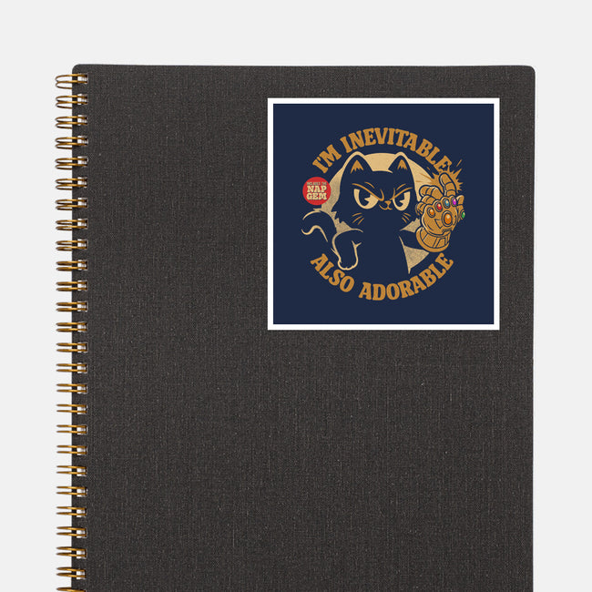 I'm Inevitable-None-Glossy-Sticker-Popnotic