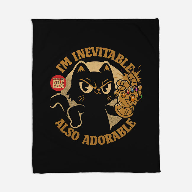 I'm Inevitable-None-Fleece-Blanket-Popnotic