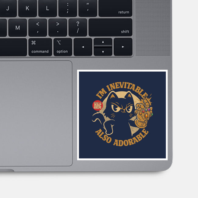 I'm Inevitable-None-Glossy-Sticker-Popnotic