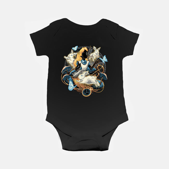 Enchanting Wonderland-Baby-Basic-Onesie-glitchygorilla