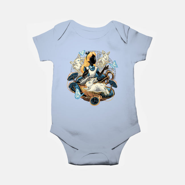 Enchanting Wonderland-Baby-Basic-Onesie-glitchygorilla