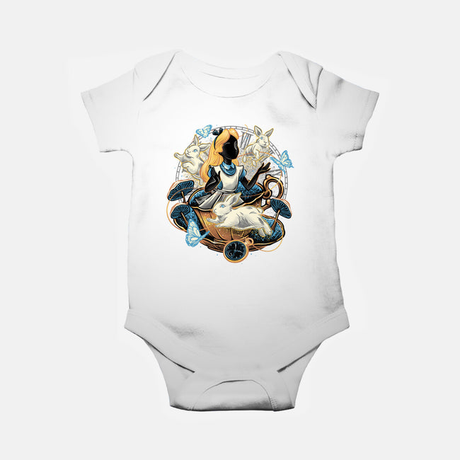 Enchanting Wonderland-Baby-Basic-Onesie-glitchygorilla