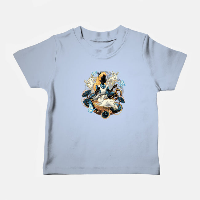Enchanting Wonderland-Baby-Basic-Tee-glitchygorilla