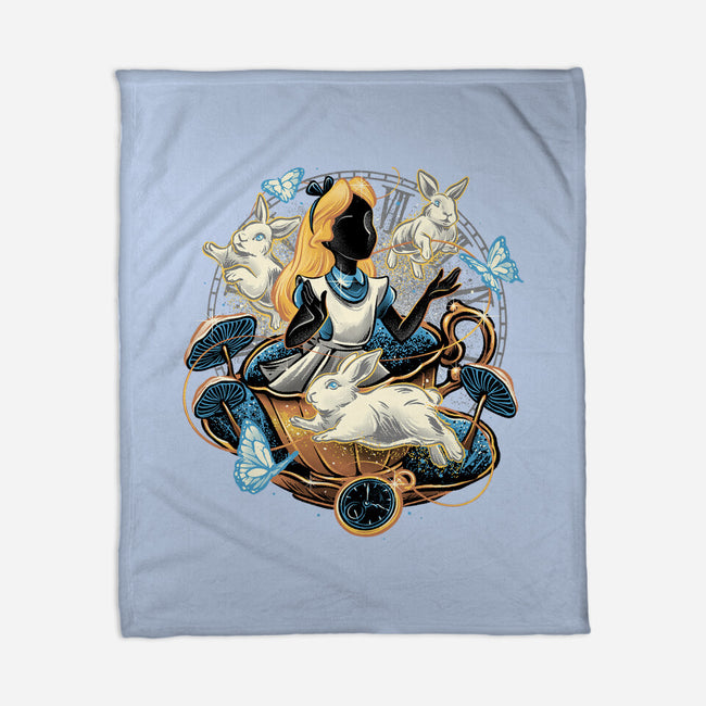 Enchanting Wonderland-None-Fleece-Blanket-glitchygorilla