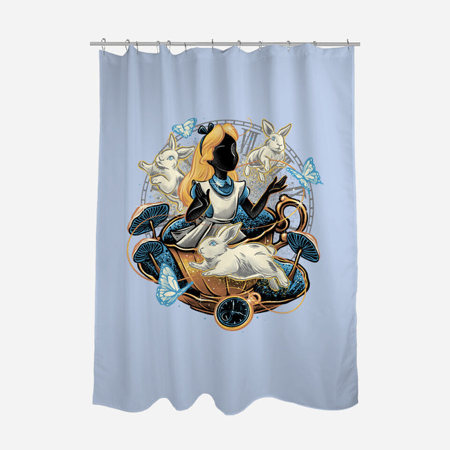 Enchanting Wonderland-None-Polyester-Shower Curtain-glitchygorilla