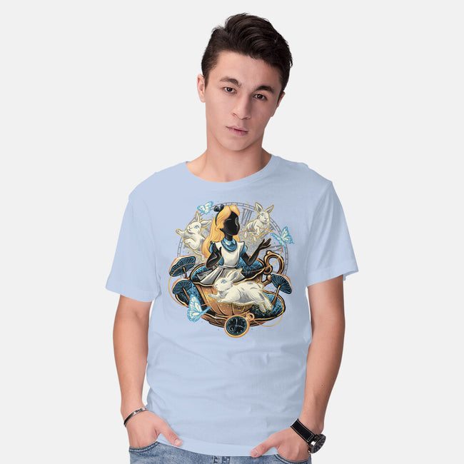 Enchanting Wonderland-Mens-Basic-Tee-glitchygorilla