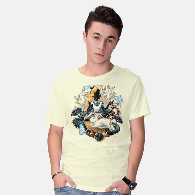 Enchanting Wonderland-Mens-Basic-Tee-glitchygorilla