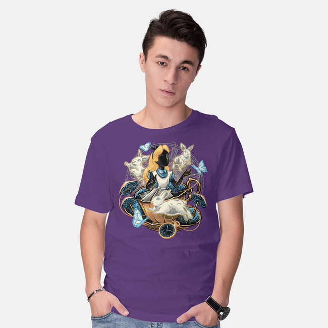 Enchanting Wonderland-Mens-Basic-Tee-glitchygorilla