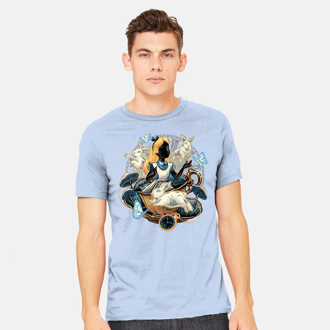 Enchanting Wonderland-Mens-Heavyweight-Tee-glitchygorilla