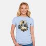 Enchanting Wonderland-Womens-Fitted-Tee-glitchygorilla